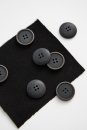 Knopf Corozo - Blaze - 20 mm - black - Mind the Maker