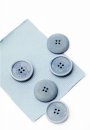 Knopf Corozo - Blaze - 28 mm - faded blue - Mind the Maker