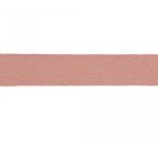 Schrägband - Musselin - 20mm - dusty rose