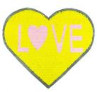 Applikation - Wendepailletten - Herz Love - Aufnäher