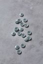 Knopf Corozo - Dish - 15 mm - blue mist - meetMilk