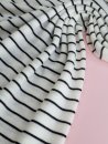 Merino Strick Jersey mit TENCEL™ - Miles - white stripe - MeetMilk