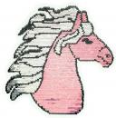 Applikation - Wendepailletten - Pferd - Aufnäher