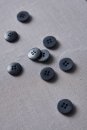 Knopf Corozo - Plain - 15mm - dusty blue - meetMilk