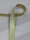 Schrägband - gold glitzer