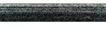 Glam Stripes - unelastisch 1,5 cm - Farbverlauf schwarz/silber Lurex