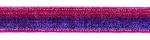 Glam Stripes - unelastisch 1,5 cm - Farbverlauf violett/pink Lurex