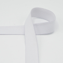 Gummiband - 25mm - uni - weiß