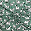 Bio Jersey - Zebra - mint
